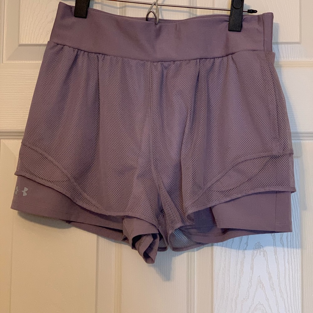 Under Armored shorts. New